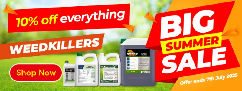 10 percent off weedkiller