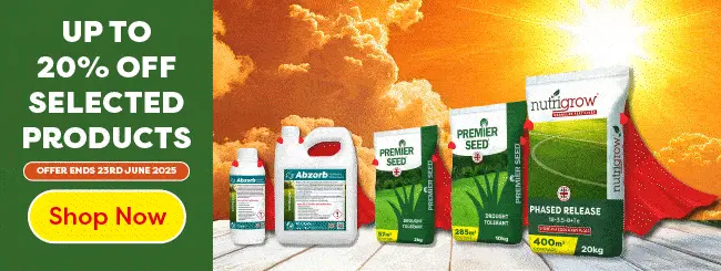Lawn Heroes up to 20 percent off selected products