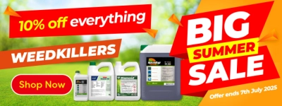 10 percent off weedkiller