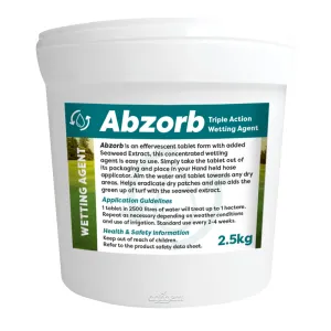 Abzorb Wetting Agent Tablet With Seaweed 2.5kg