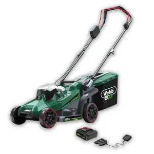 Webb 20V 33cm (13") Cordless Rotary Lawnmower