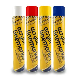 Acrylic Line Marker 750ml Aerosol Spray Paint - Multiple Colours