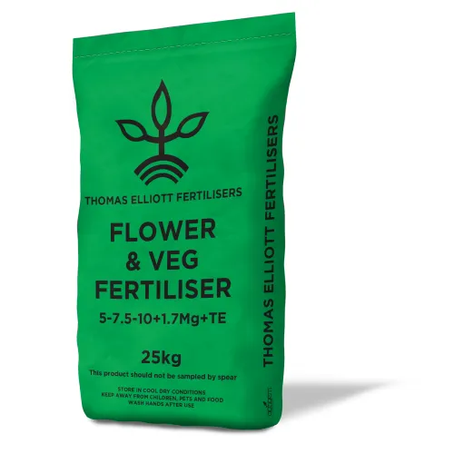 Flower & Veg Fertiliser 5-7.5-10+1.7Mg +TE 25kg