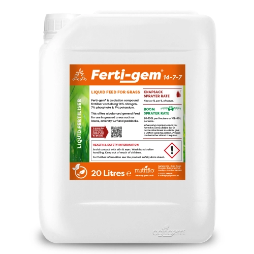 Ferti-Gem 14-7-7 Liquid Fertiliser 20L Ferti-Gem 14-7-7 Liquid Fertiliser 20L