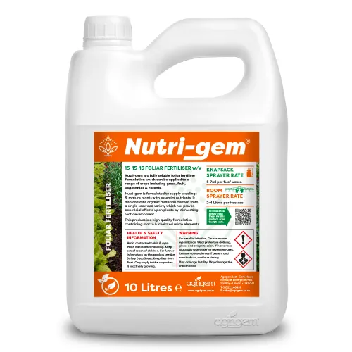 Nutrigem 15-15-15 Foliar Fertiliser 10L	