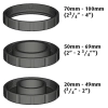 Portek Round Post Holder Adaptors