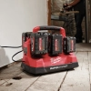 Milwaukee M18 Packout Six Bay Rapid Charger - in situ Milwaukee M18 Packout Six Bay Rapid Charger - in situ