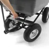 The Handy 200kg Poly Body Garden Trolley in situ