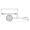 Handy 225kg Towed Trailer-diagram